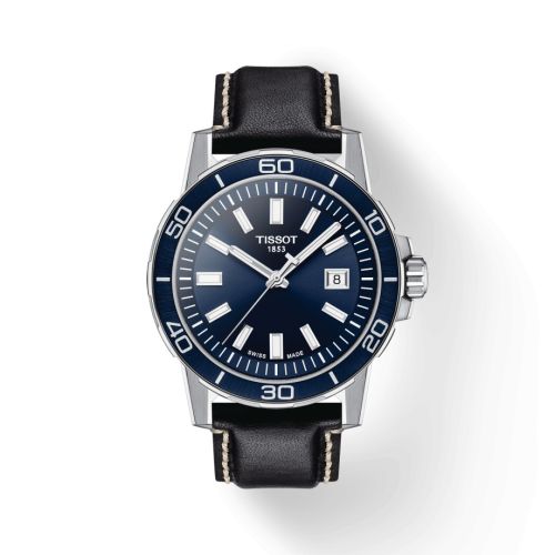 Tissot Supersport Stainless Steel / Blue